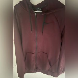 Nike Mens large zipper hoodie